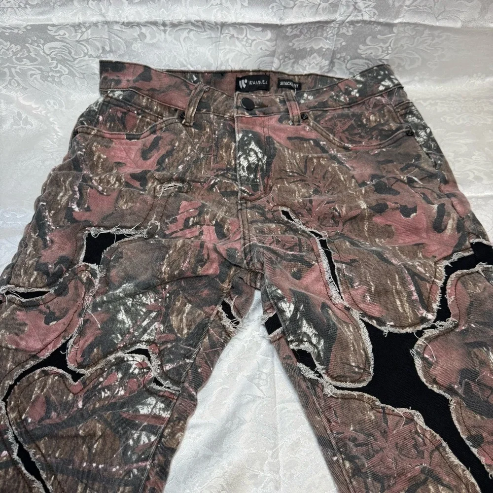 Men's Camouflage Flare Jeans